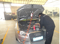 奔馳轎車發(fā)動機尾氣冒黑煙如何處理？